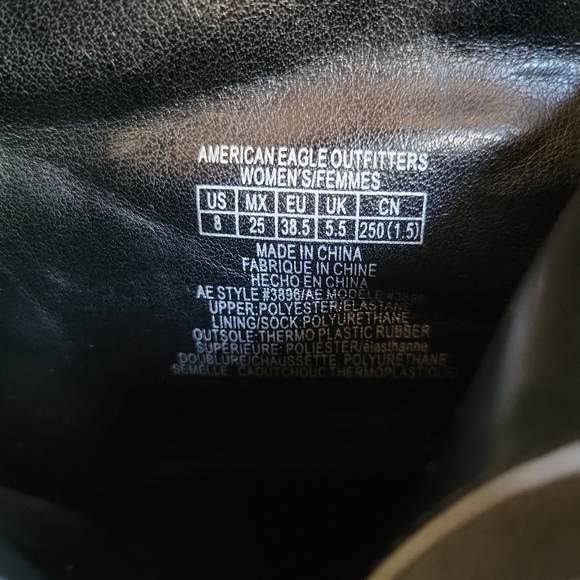 American Eagle Women's Black Velvet Fall Booties - Size 8 - Picture 14 of 14